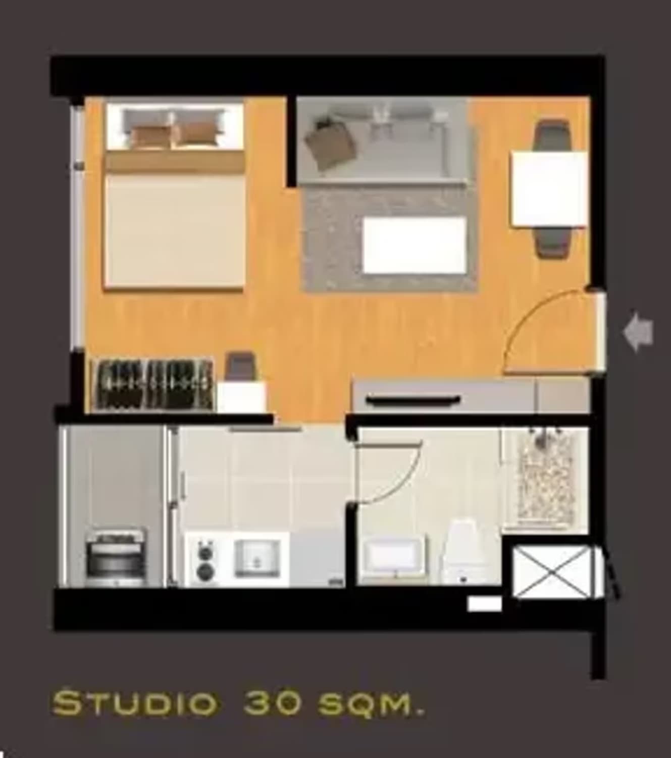 Studio for Sale in Ratchathewi - Image 5