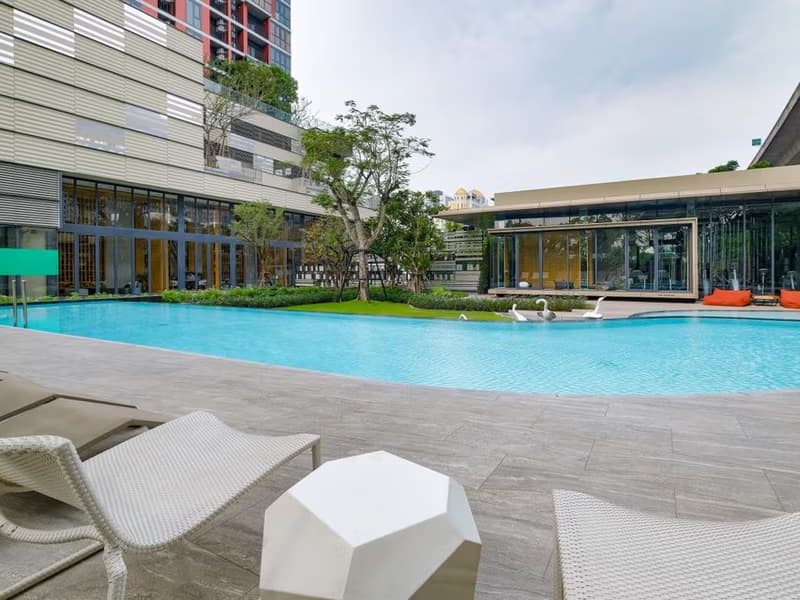 Condo for Sale, Sale w/Tenant, Rented at The Base Garden Rama 9