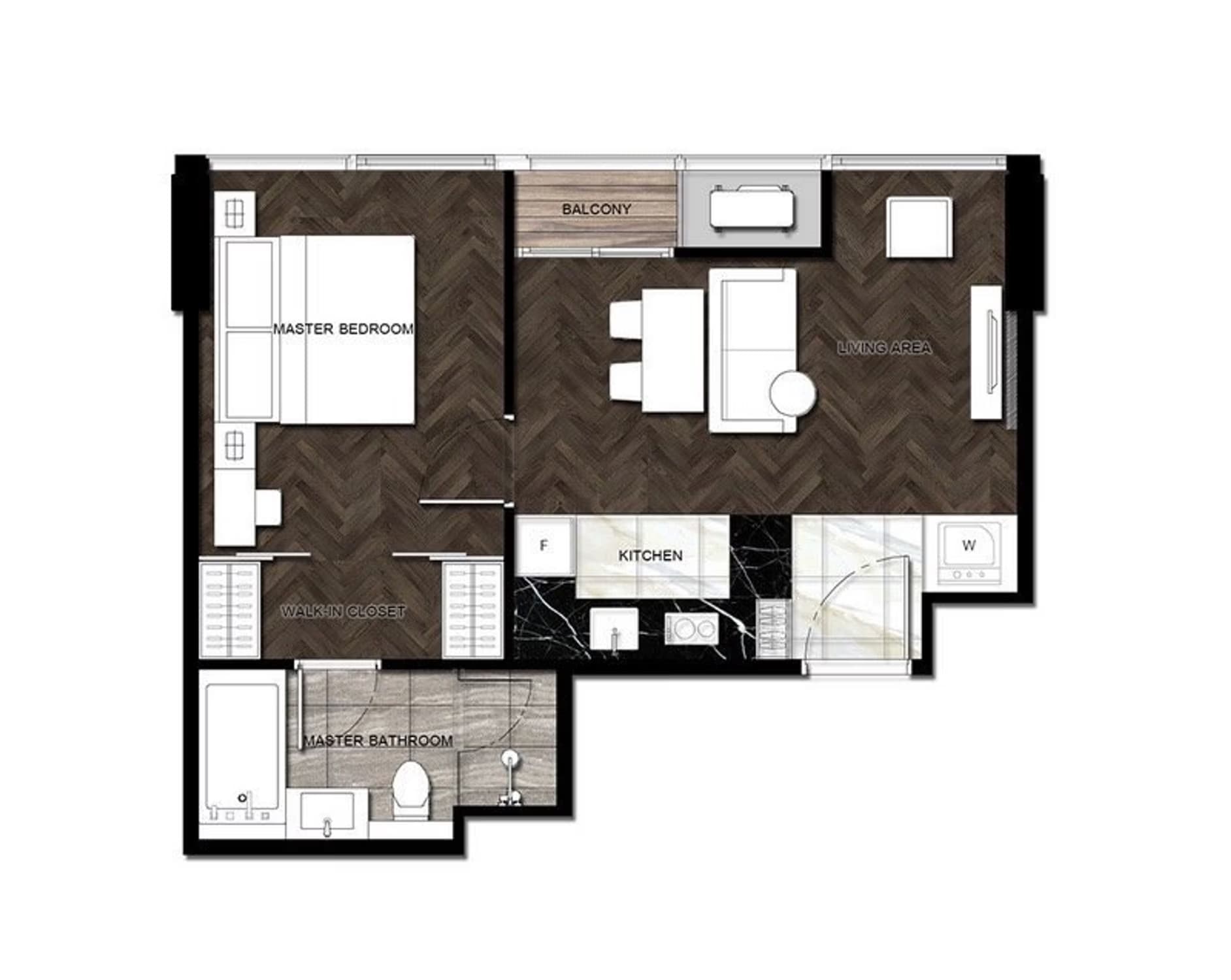 1 Bed Condo for Rent in Khlong Toei - Image 4