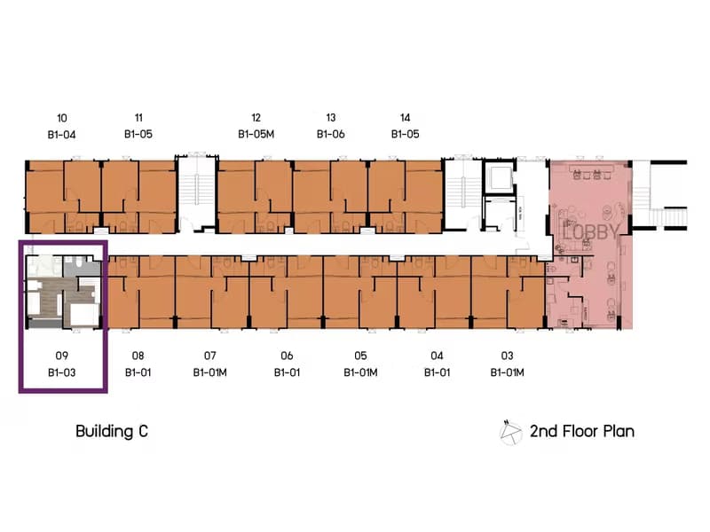 1 Bedroom Condo
