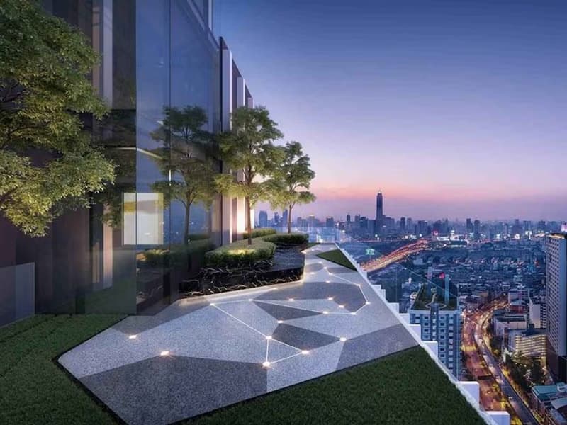 1 Bed Condo for Rent  Near Phra Ram 9 MRT