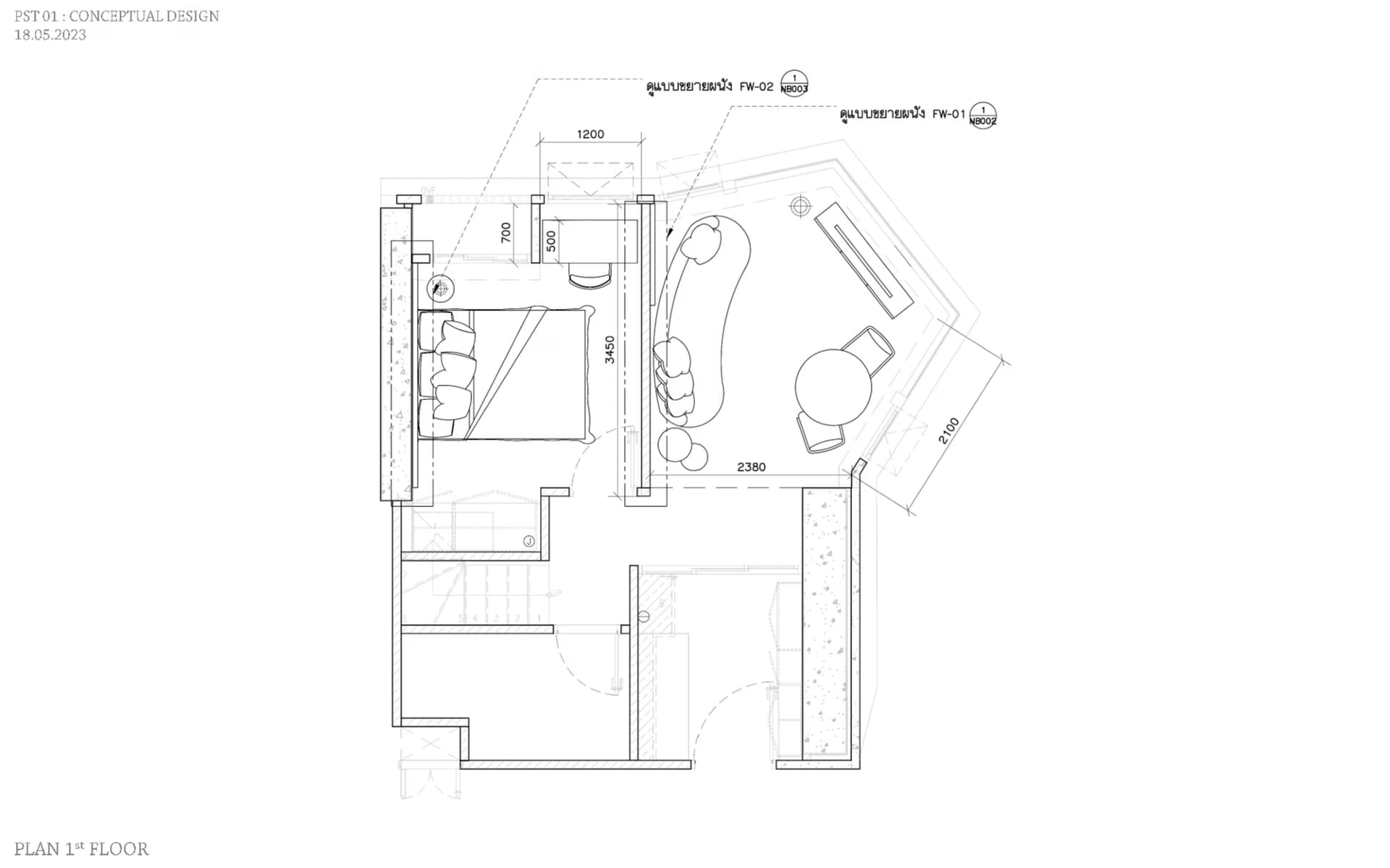 2 卧室 公寓 用于 出租和出售 在 Bang Rak - Image 6