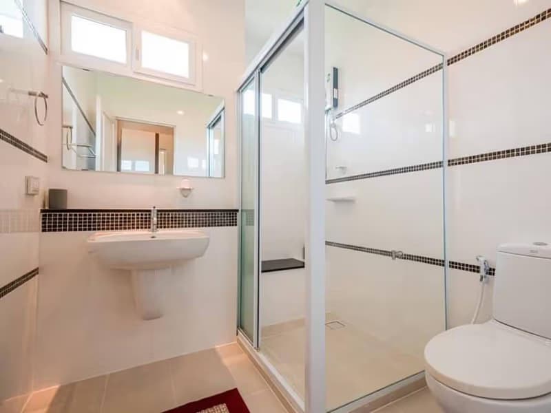 Pool villa house for rent in a frame