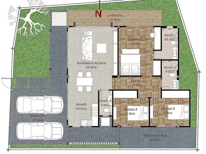 3 Bedroom House