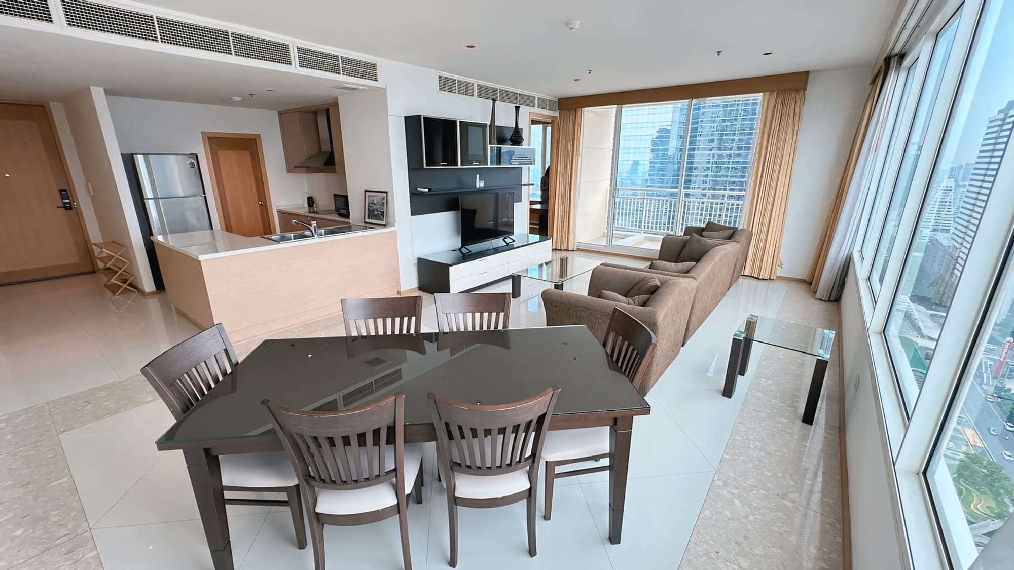 3 卧室 公寓 用于 出租 在 Sathon - Image 2
