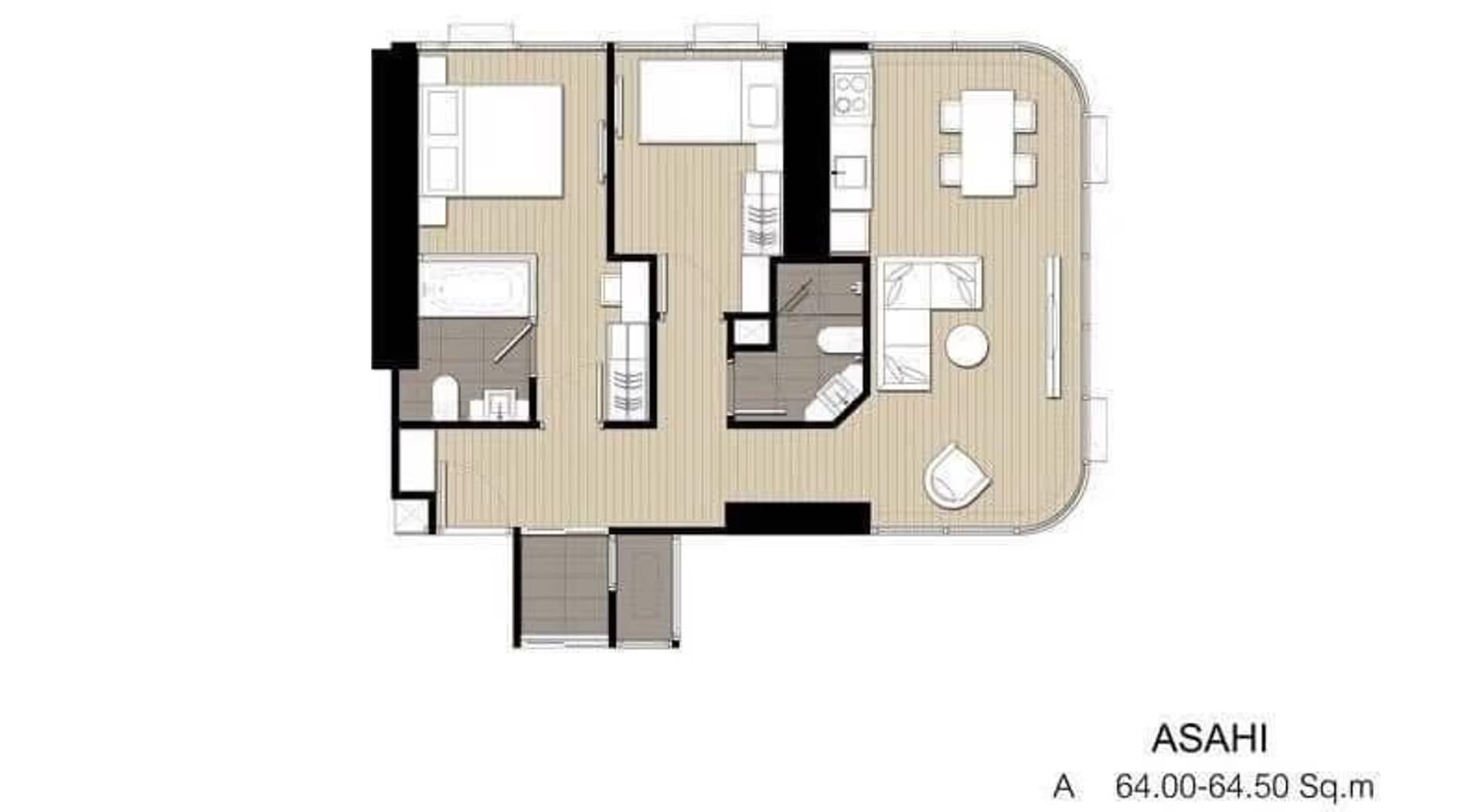2 ห้องนอน คอนโด สำหรับ จำหน่าย ใน Watthana - Image 13