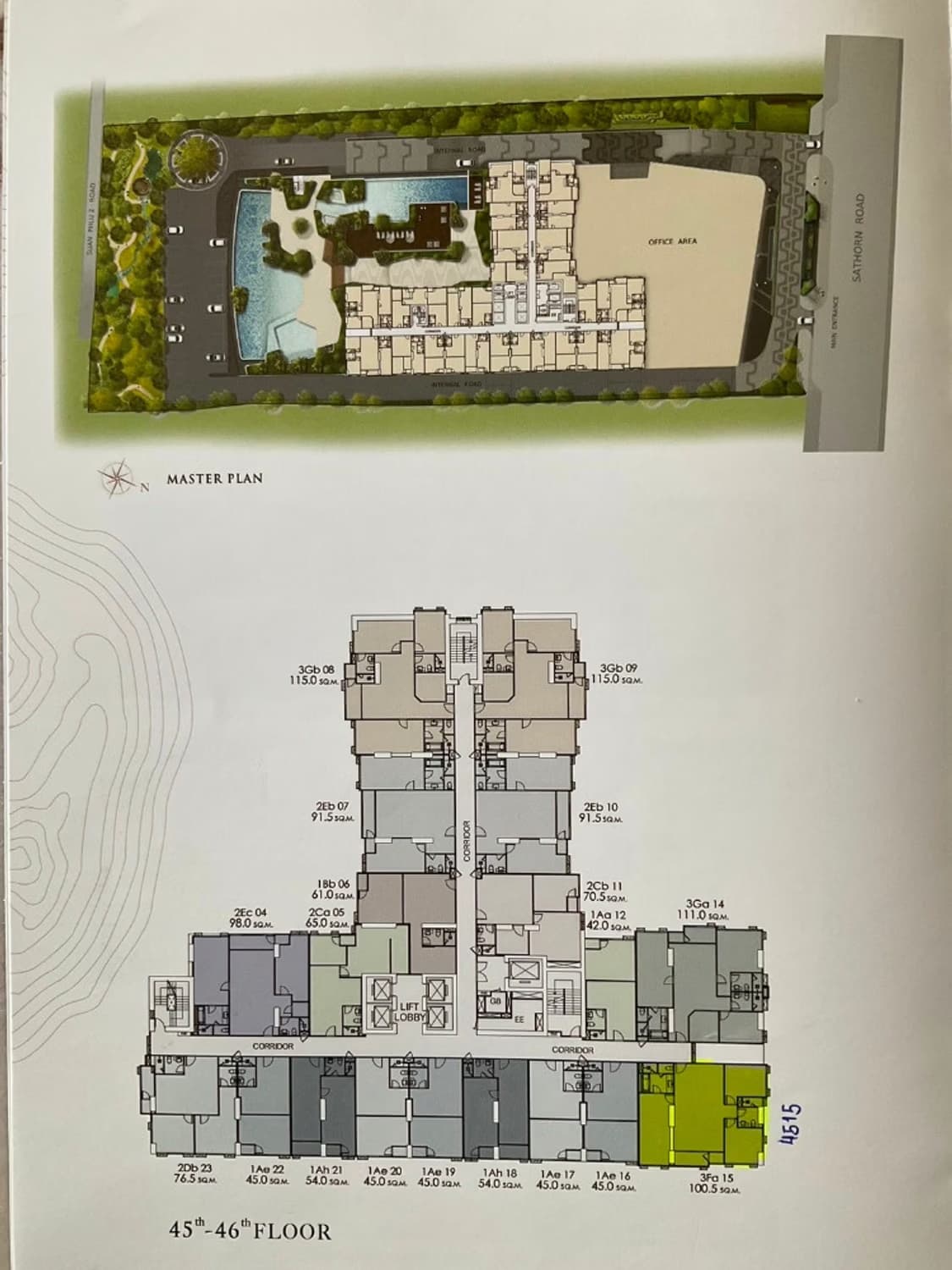 3 ห้องนอน คอนโด สำหรับ จำหน่าย ใน Sathon - Image 9