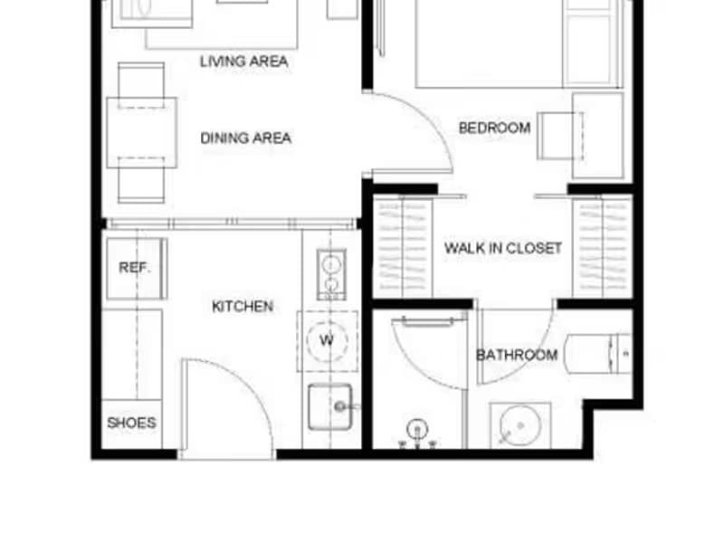 1 Bedroom Condo