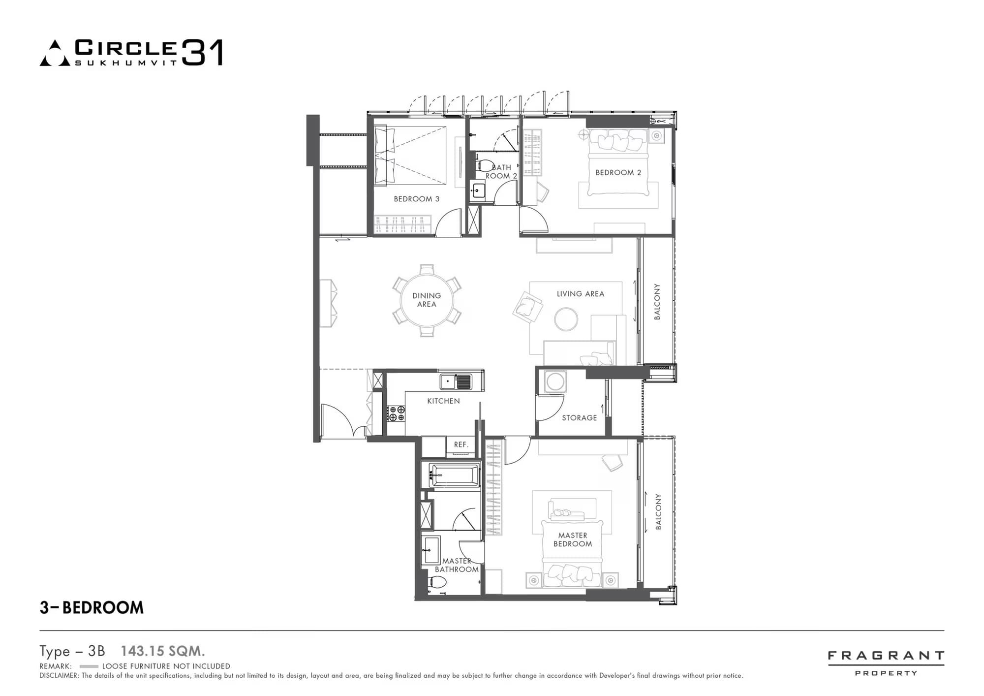 3 Bedroom Condo - Image 9