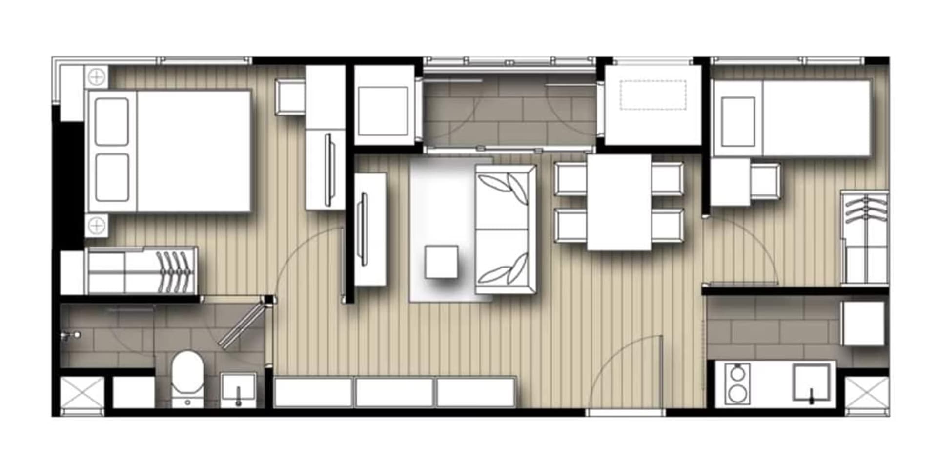 2 Bed Condo for Rent and Sale  Near On Nut BTS - Image 17