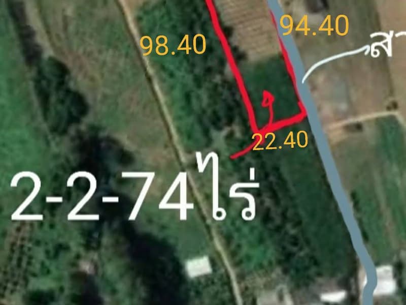 Riverfront Land for Sale in Cho Lae, Mae Taeng, Chiang Mai