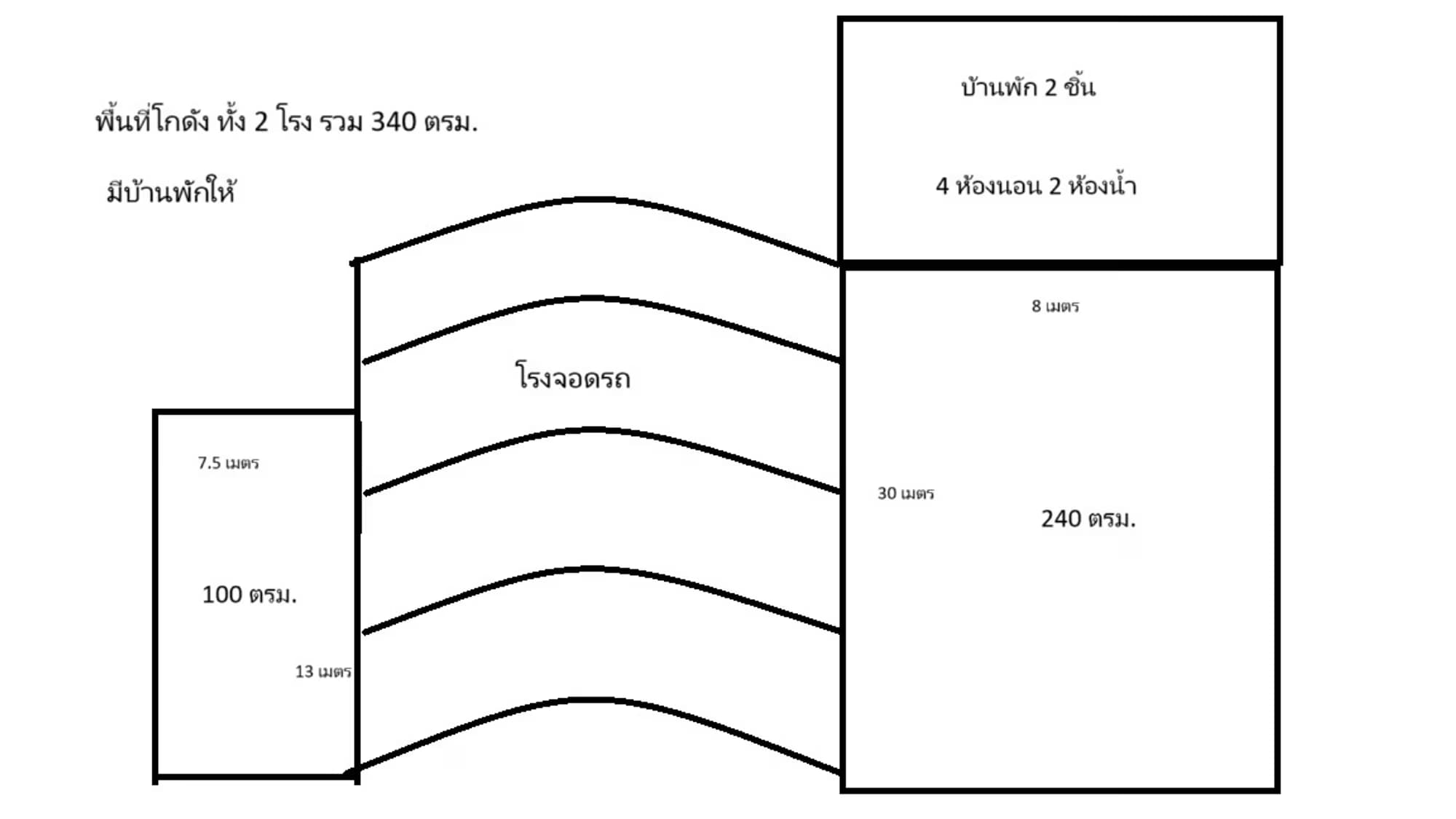 2 ห้องนอน อาคารพานิชย์ สำหรับ จำหน่าย ใน Mae Wang District - Image 6