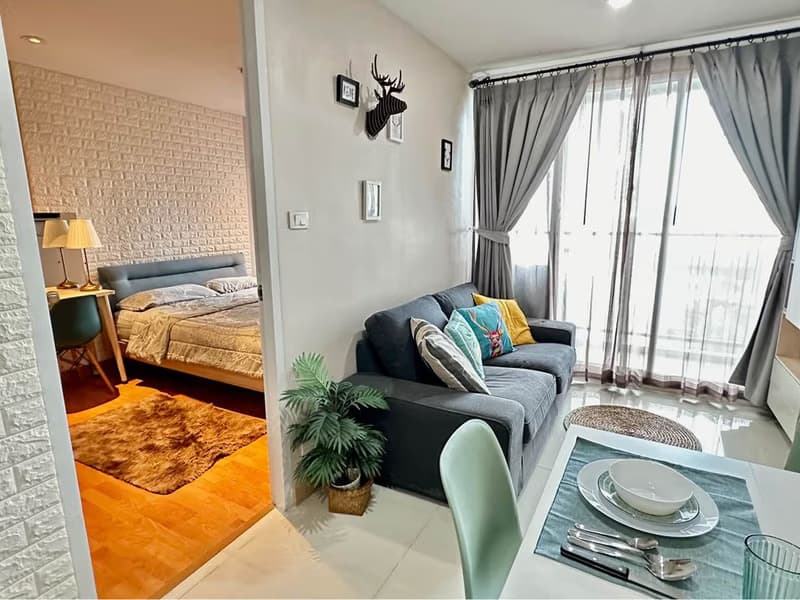 1 Bed Condo for Rent  Near On Nut BTS