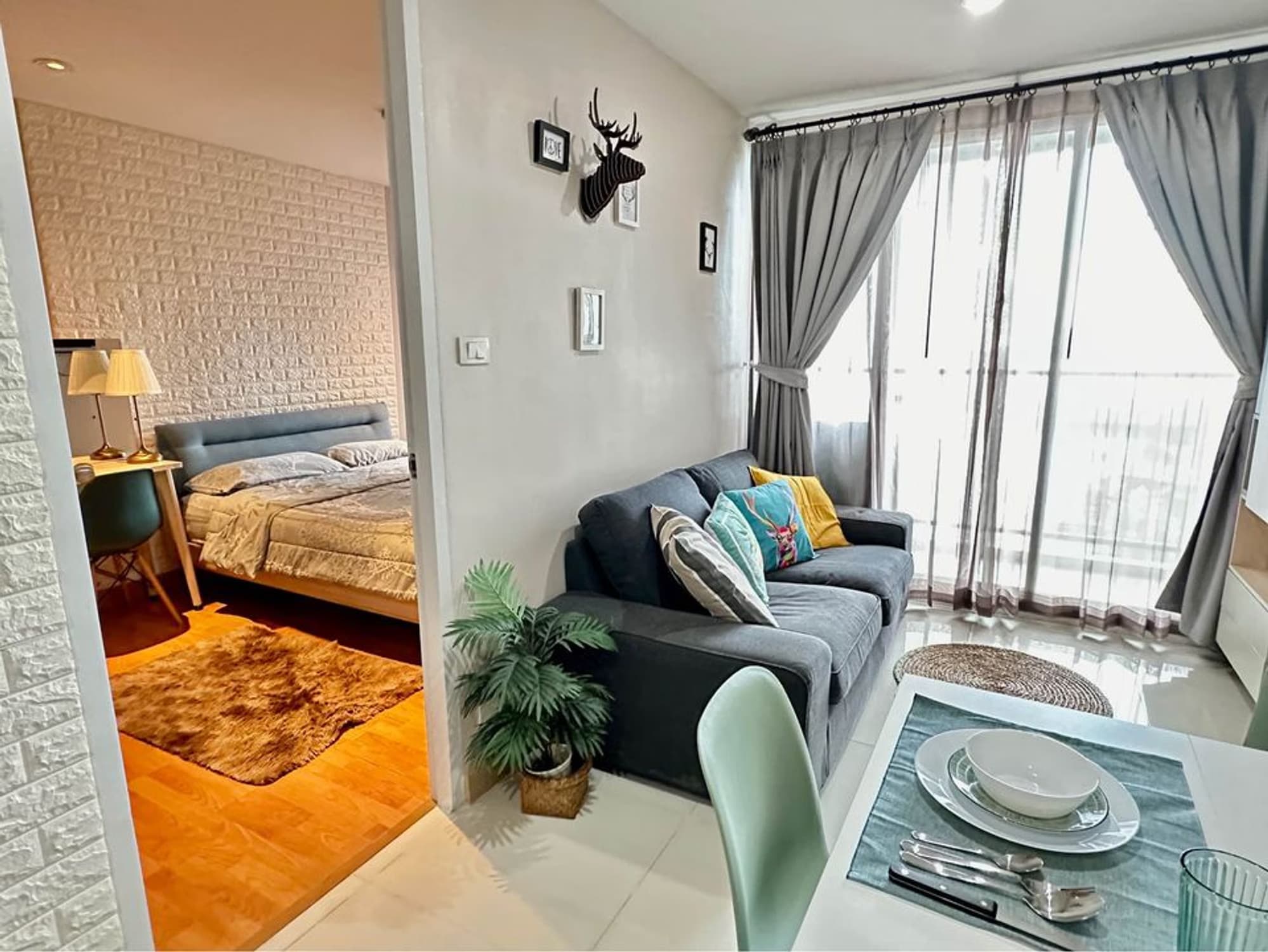 1 ห้องนอน Condo สำหรับ จำหน่าย ใกล้ On Nut BTS - Image 9