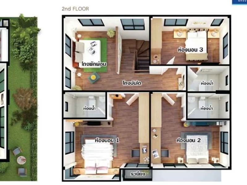 4 Bed House for Rent in Prawet