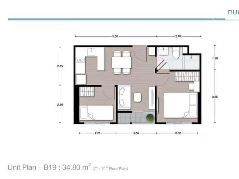 1 Bed Condo for Rent in Bang Phli