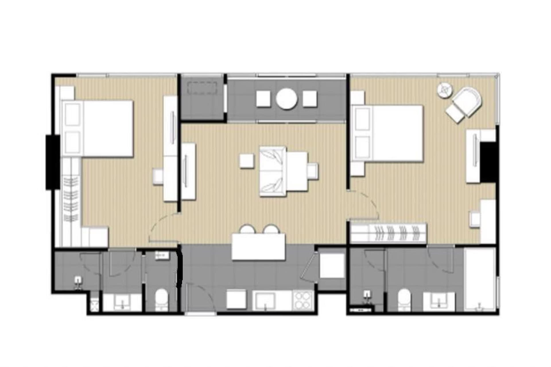 2 Bed Condo for Rent in Bangna - Image 10
