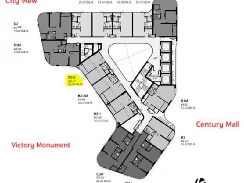 1 Bed Condo for Rent and Sale in Ratchathewi