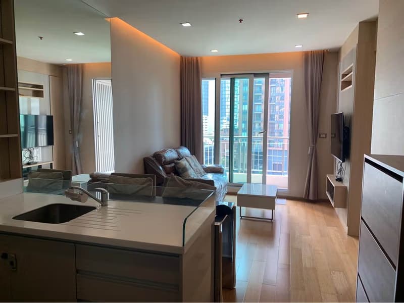 1 Bed Condo for Rent  Near Phetchaburi MRT