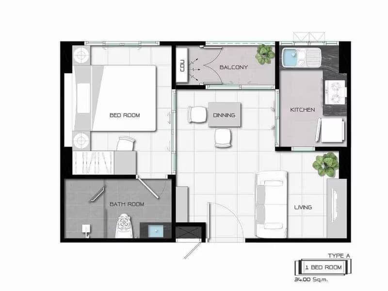 Condo for Sale at The Green City 2 Condominium