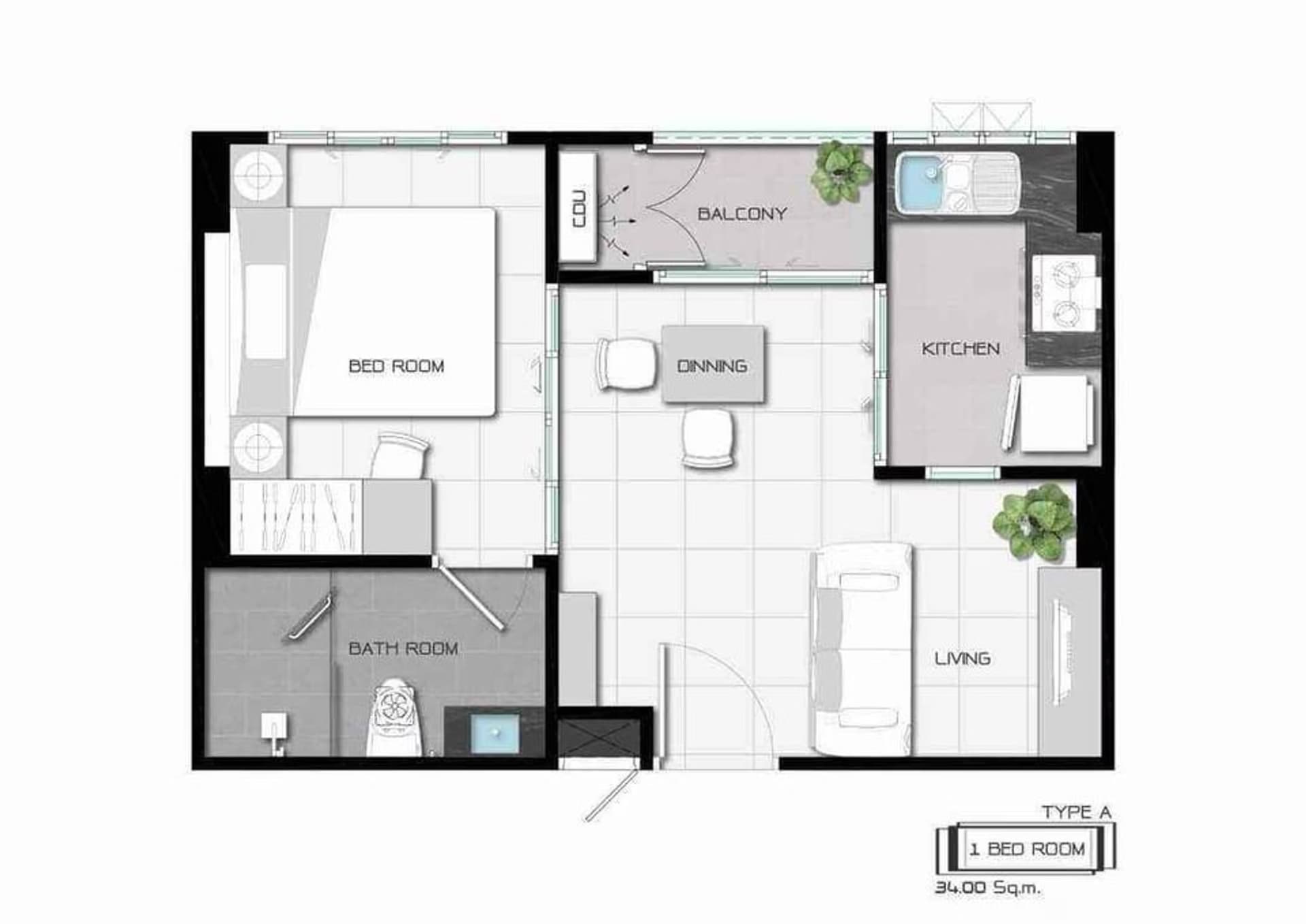 Condo for Sale at The Green City 2 Condominium - Image 7