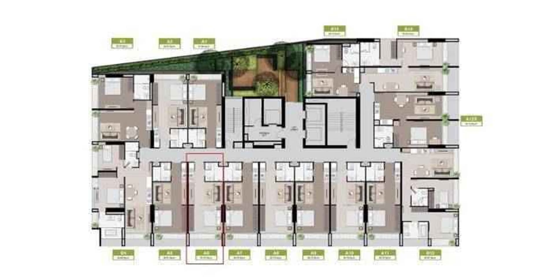 1 ห้องนอน Condo สำหรับ ขายและจำหน่าย ใกล้ Surasak BTS - Image 12