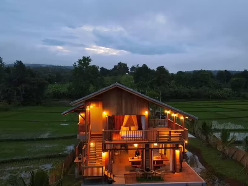 Wooden House in Mae Taeng