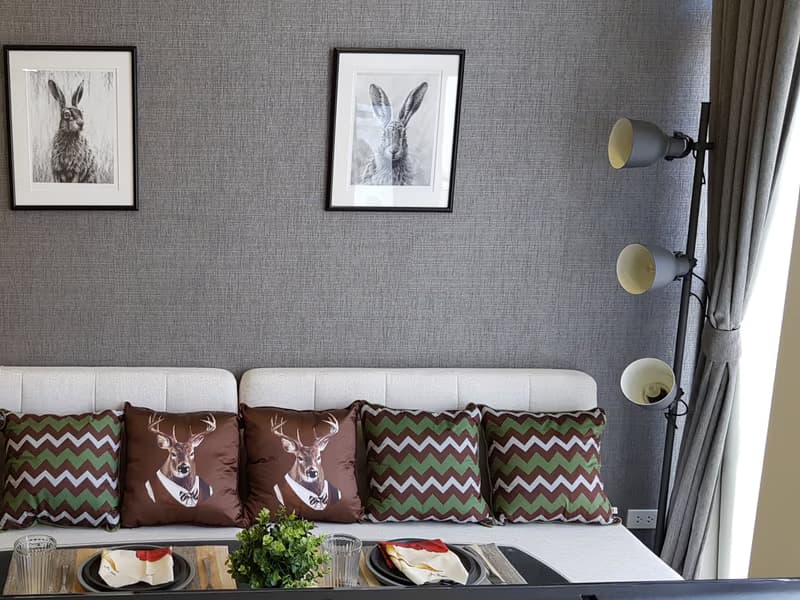 1 Bed Condo for Rent and Sale  Near Phra Ram 9 MRT