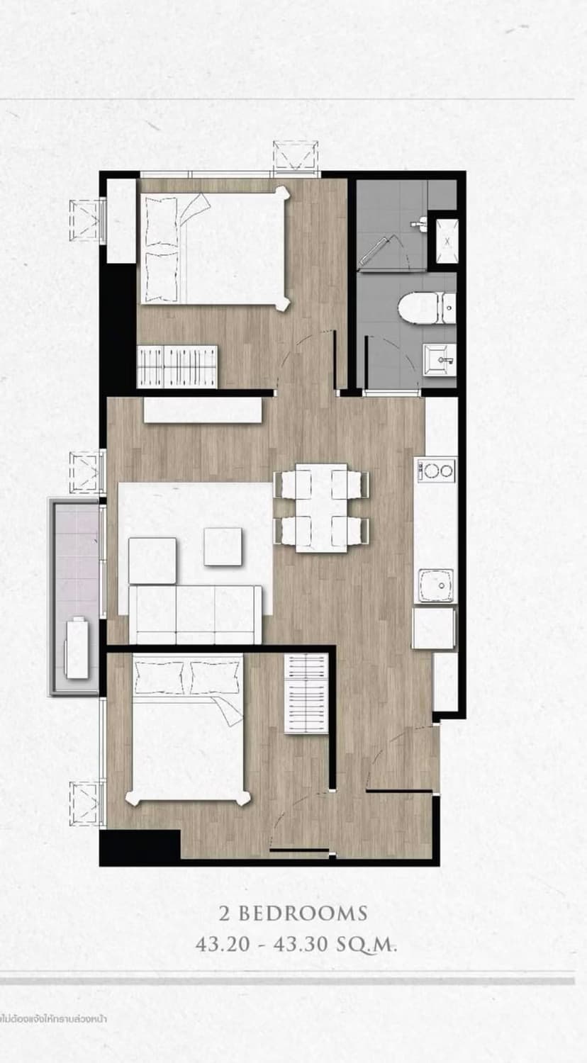 2 ห้องนอน คอนโด สำหรับ ขาย ใน บางกะปิ - Image 15