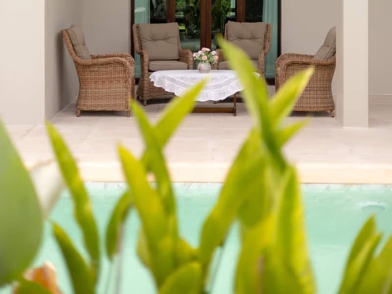 Pool Villa in Saraphi, Teak Traditional Thai Style