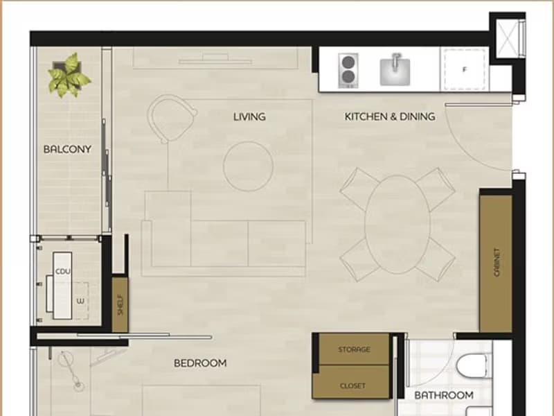 1 Bed Condo for Sale in Watthana
