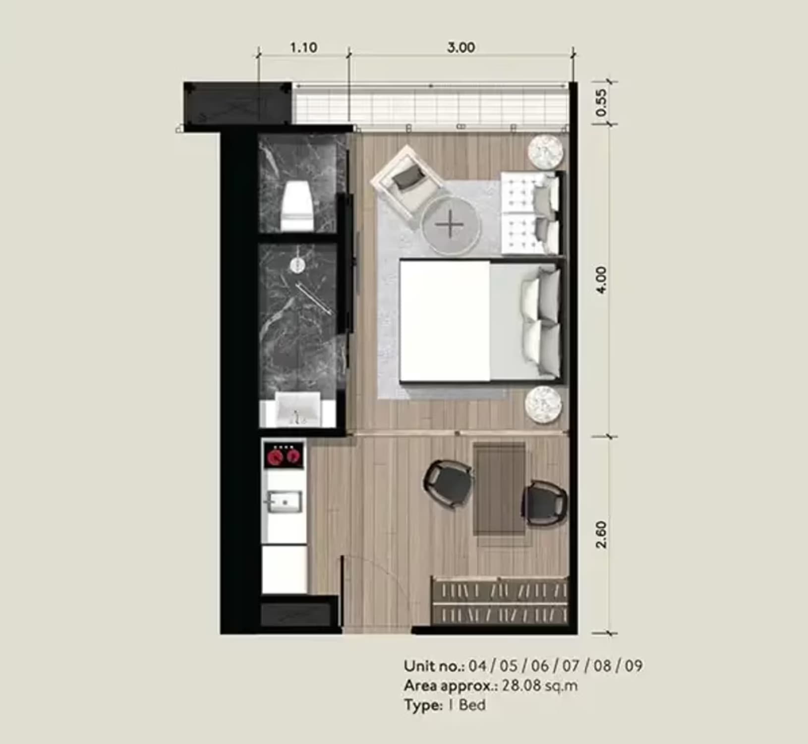 1 Bedroom Condo - Image 11