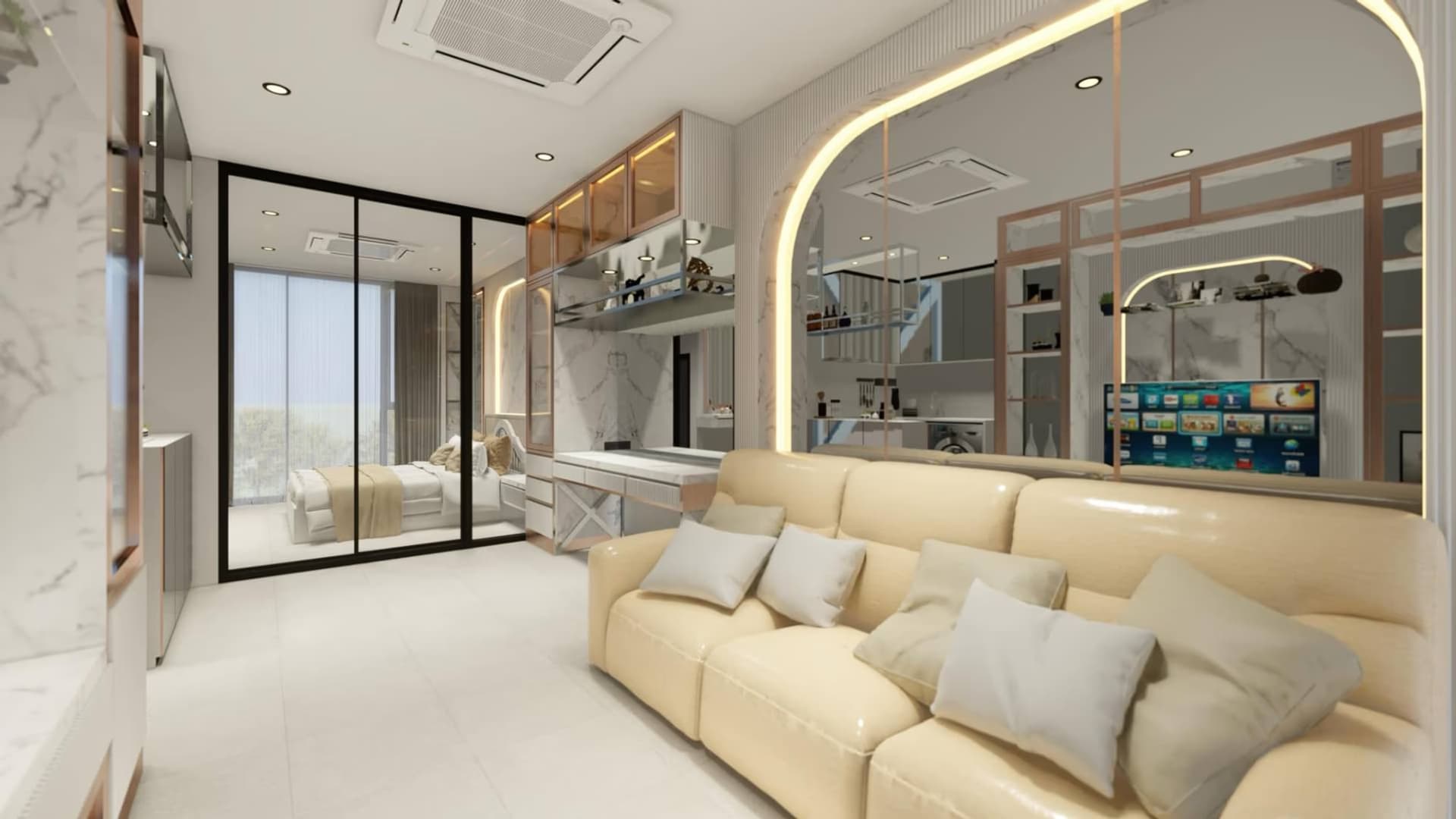 1 卧室 公寓 用于 出租 在 Sathon - Image 6