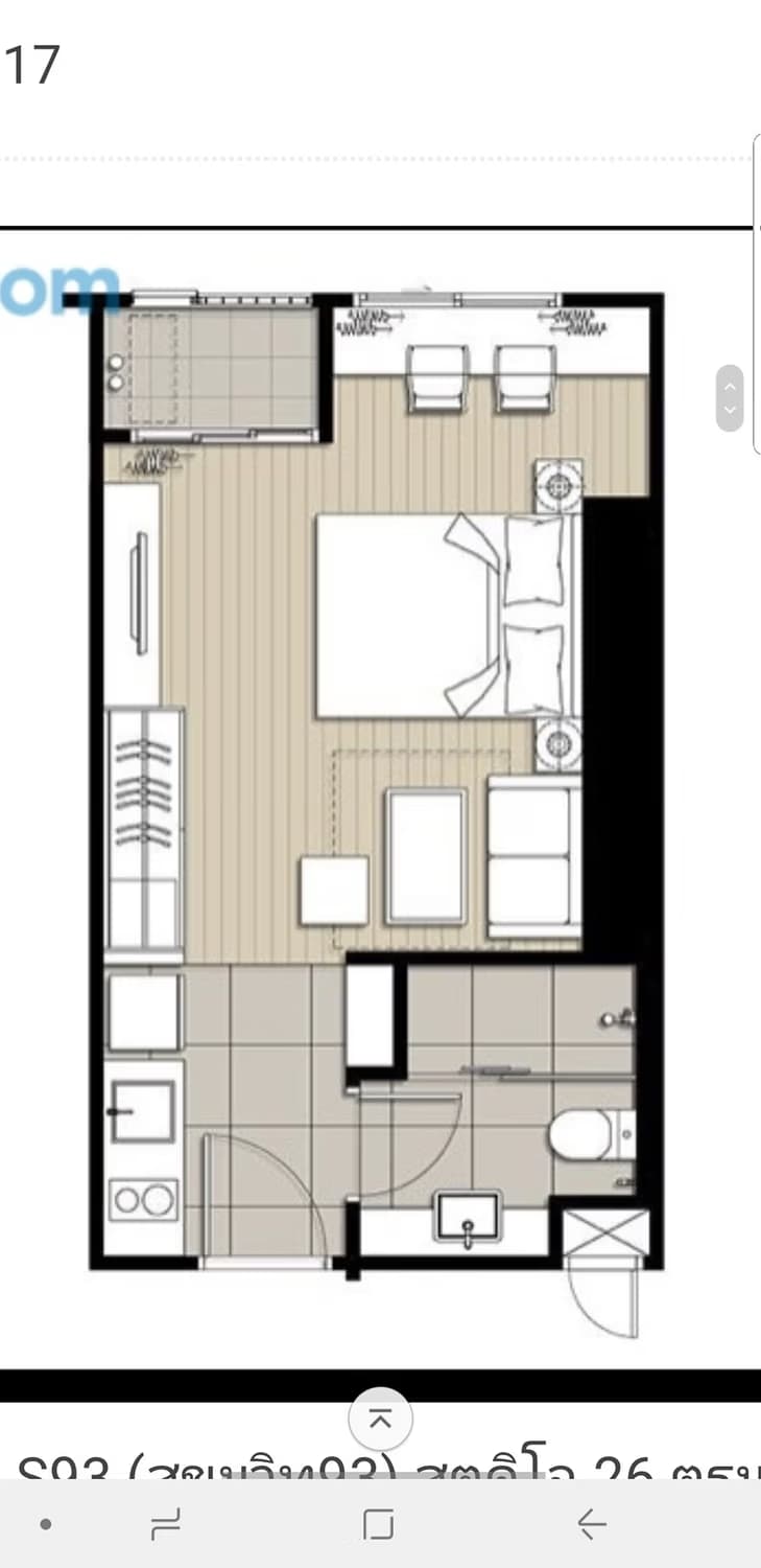 null ห้องนอน Condo สำหรับ ขาย ใกล้ Bang Chak BTS - Image 12