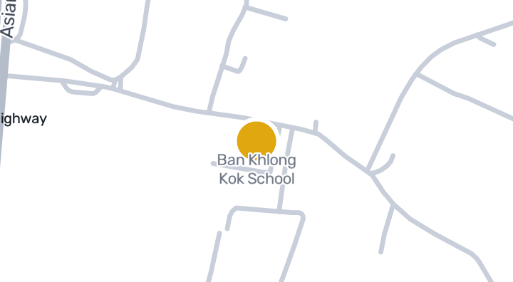 แผนที่แสดงโรงเรียนบ้านคลองกก
