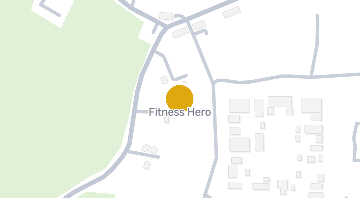 แผนที่แสดงFitness Hero