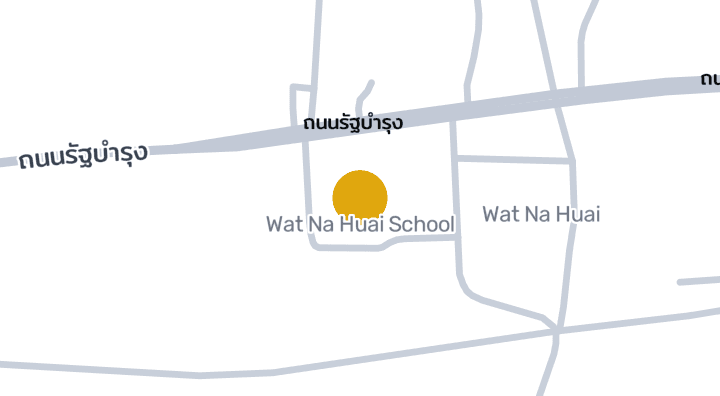 显示Wat Na Huai School的地图