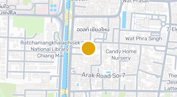 Map showing The Northern School for the Blind