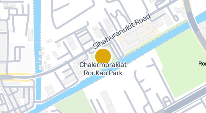 Carte montrant Chalermprakiat Ror Kao Park