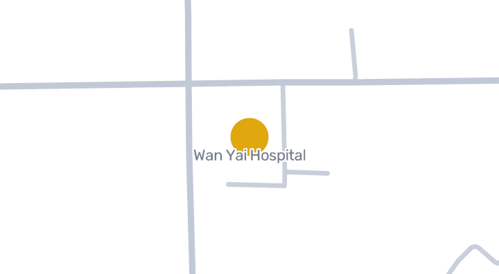 แผนที่แสดงโรงพยาบาลหว้านใหญ่