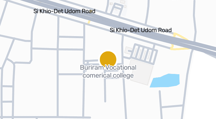แผนที่แสดงBuriram Vocational comerical college