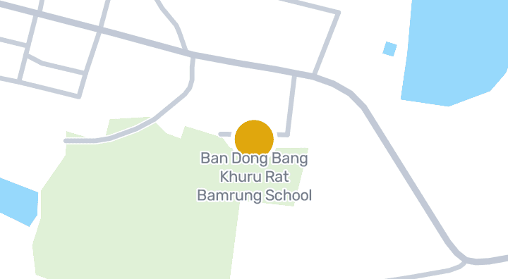 แผนที่แสดงโรงเรียนบ้านดงบังคุรุราษฎร์บำรุง