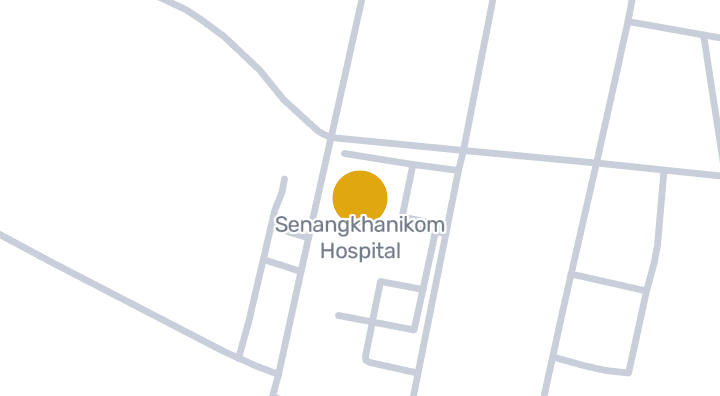 แผนที่แสดงโรงพยาบาลเสนางคนิคม