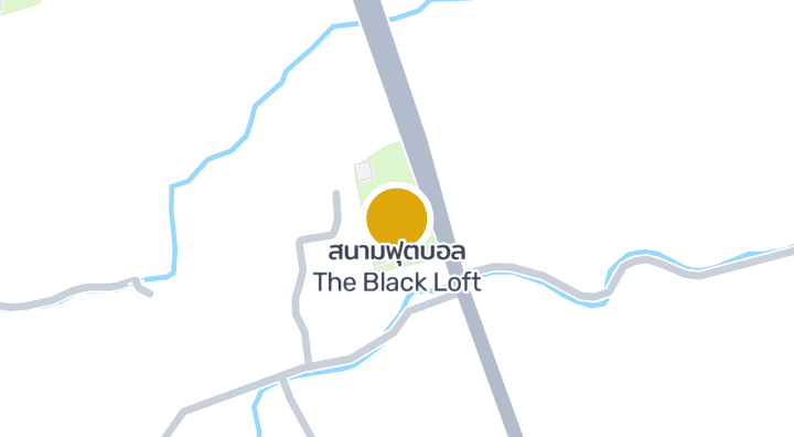 Map showing สนามฟุตบอล The Black Loft