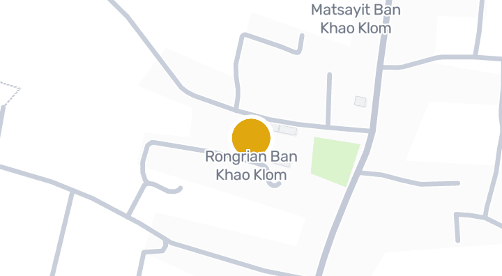 แผนที่แสดงโรงเรียนบ้านเขากลม
