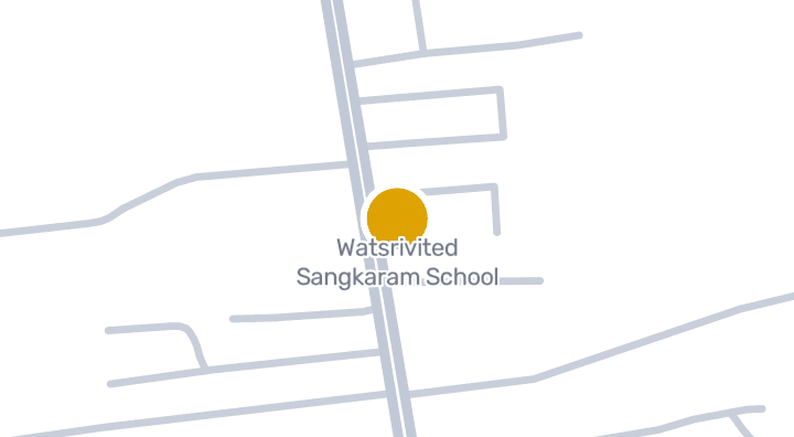 Map showing Watsrivited Sangkaram School