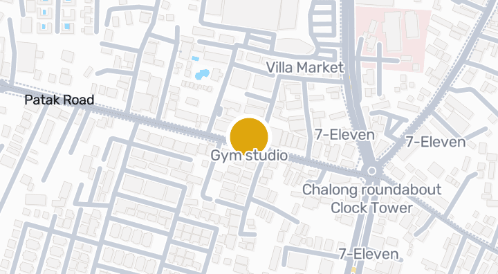 แผนที่แสดงGym studio