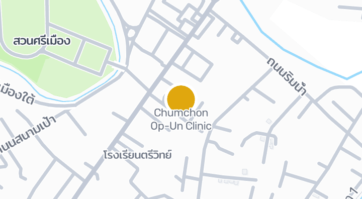 แผนที่แสดงคลินิกชุมชนอบอุ่น