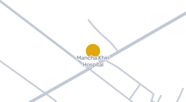แผนที่แสดงMancha Khiri Hospital