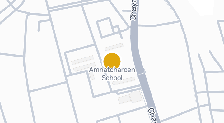 แผนที่แสดงAmnatcharoen School